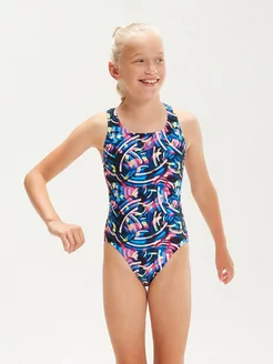 купальник детский для девочек слитный для бассейна SPEEDO