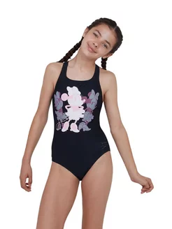 купальник детский для девочек слитный для бассейна SPEEDO