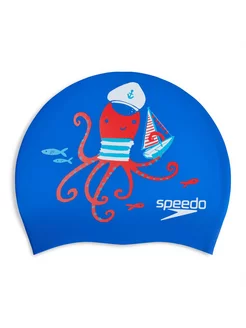 шапочка для плавания детская силиконовая для бассейна SPEEDO