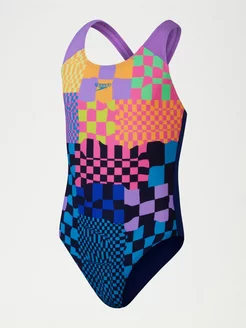 купальник детский для девочек слитный для бассейна SPEEDO