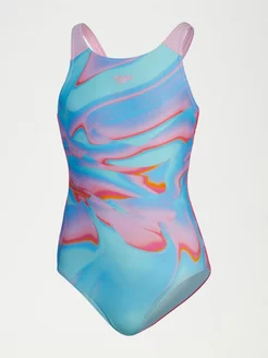 купальник детский для девочек слитный для бассейна SPEEDO