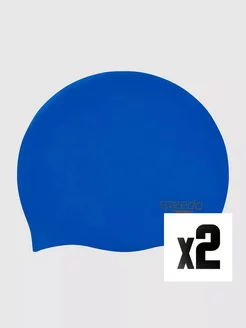 Шапочка для плавания SPEEDO Plain Molded Silicone Cap 2 шт.