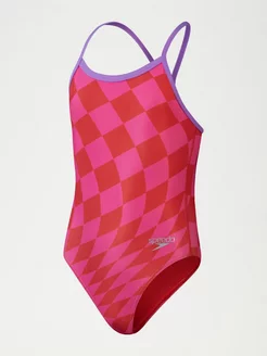 купальник детский для девочек слитный для бассейна SPEEDO